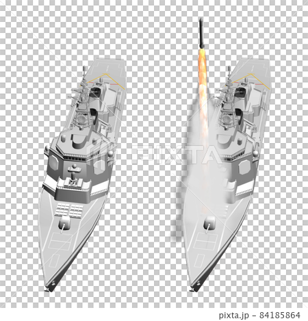 イージス艦とミサイル イージス艦とミサイル 84185864