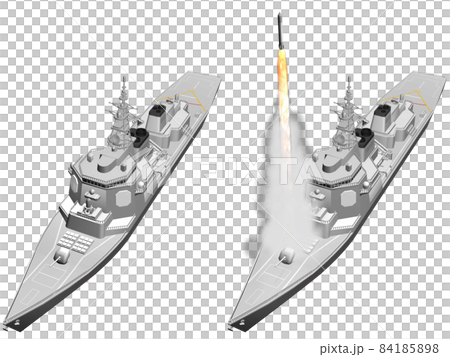 イージス艦とミサイル イージス艦とミサイル 84185898
