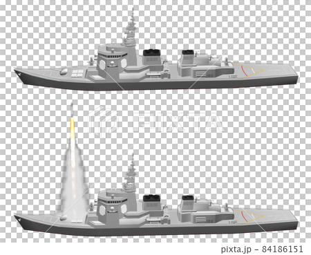 宙斯盾艦和導彈 84186151