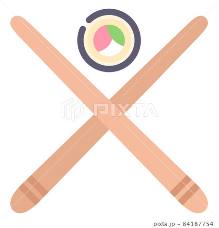 Japanese food vector illustration - sushi sticks Japanese food vector illustration - sushi sticks 84187754