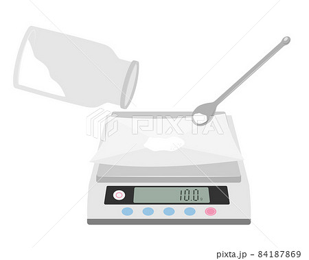 薬瓶・薬匙・電子天秤 84187869