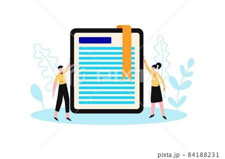 Online Library Bookmark Compoition 84188231