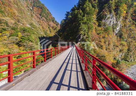 【自然景観】黒部峡谷欅平 奥鐘橋 84188331