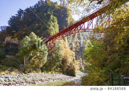 【自然景観】黒部峡谷欅平 奥鐘橋 84188568