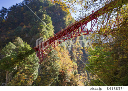 【自然景観】黒部峡谷欅平 奥鐘橋 84188574
