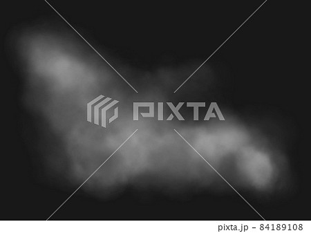 横へ流れる厚い湯気 84189108