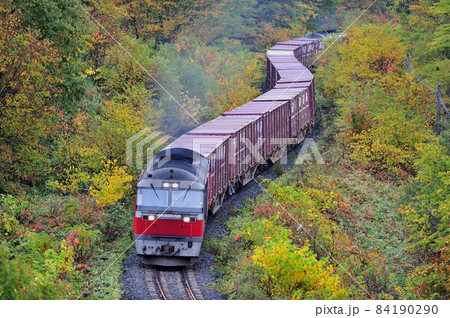 石北本線　生田原－金華（信）　JR貨物　DF200-52（五稜郭） 84190290