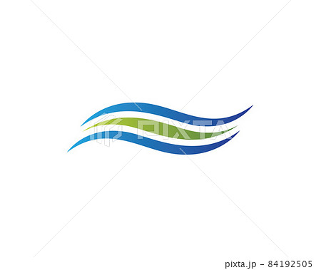 Water wave vector icon illustration 84192505