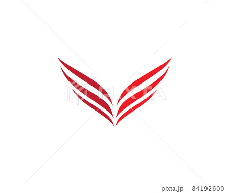 Wing vector icon illustration design 84192600