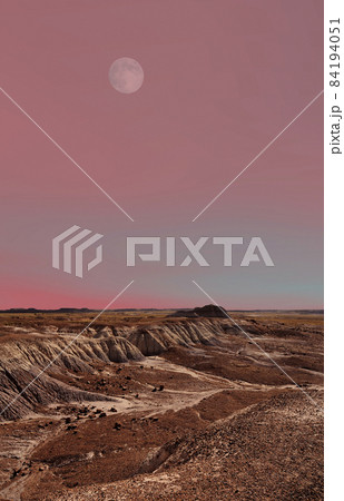 Moon Rise Petrified Forest Arizona Moon Rise Petrified Forest Arizona 84194051