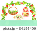 可愛い苺マトリョーシカ 84196409