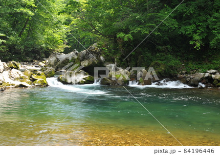 秋田県 由利本荘市 夏の玉田渓谷 秋田県 由利本荘市 夏の玉田渓谷 84196446