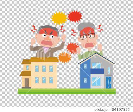 隣人とのトラブルのイメージ 隣人とのトラブルのイメージ 84197535