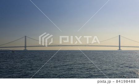 兵庫県 【明石海峡大橋】 Akashi Kaikyo Bridge, Hyogo, Japan 84198488