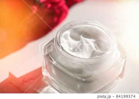 Face cream moisturiser as skincare and bodycare luxury product, home spa and organic beauty cosmetics for natural skin care morning routine 84199374