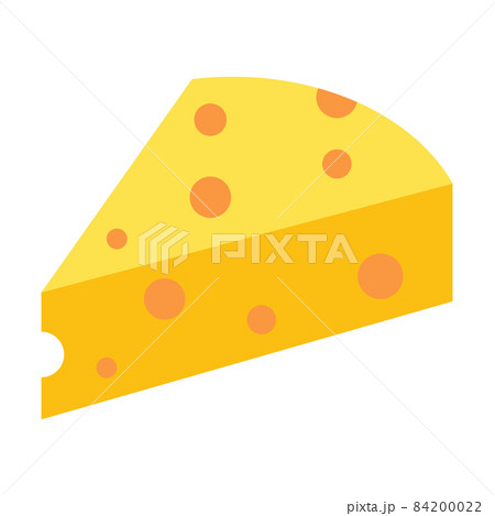 Cheese vector icon triangle block cheese yellow milk food symbol for your web design, logo, infographic, UI. illustration 84200022