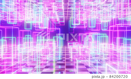 3D illustration Background for advertising and wallpaper in sci fi and retro scene. 3D rendering in decorative concept. 84200720