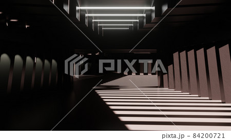 3D illustration Background for advertising and wallpaper in architecture and building scene. 3D rendering in decorative concept. 84200721