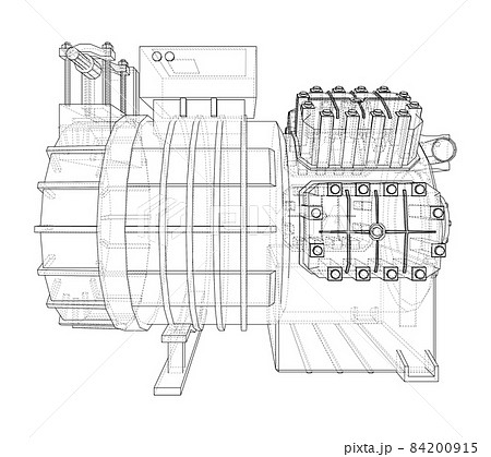 Air conditioning compressor Air conditioning compressor 84200915