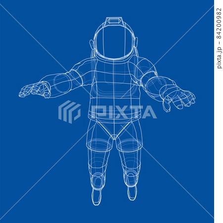 Astronaut concept. 3d illustration 84200982