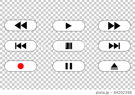 操作用ボタンのアイコンセット 84202398