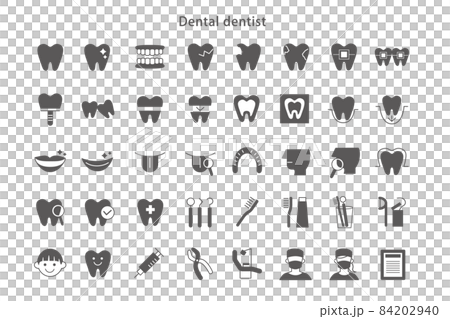 牙科圖標實體彩繪牙科診所插圖材料矢量設計 牙科圖標實體彩繪牙科診所插圖材料矢量設計 84202940