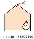 にわとりが載っている絵馬 84203450