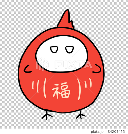 Chicken with a fortune daruma Chicken with a fortune daruma 84203453