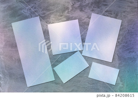 Empty wedding stationery mockups with shadows on gray background Empty wedding stationery mockups with shadows on gray background 84208615