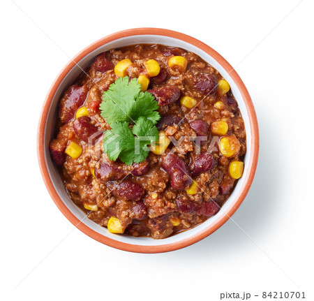 bowl of chili con carne bowl of chili con carne 84210701