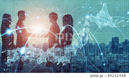 日本のビジネスネットワーク  84211448