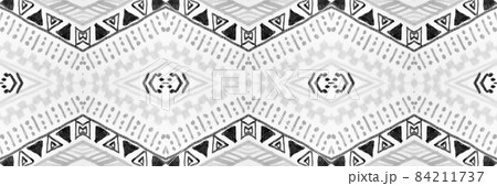 Seamless ethnic background. Geometric aztec pattern. 84211737