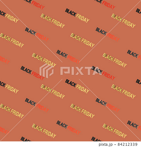 Seamless pattern of Black Friday text on brown background, 3d render Seamless pattern of Black Friday text on brown background, 3d render 84212339