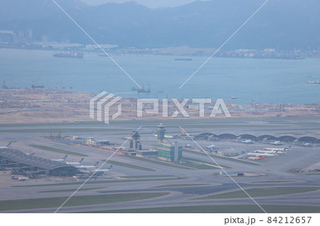 International airport from Lantau Island in Hong Kong 24 oct 2021 International airport from Lantau Island in Hong Kong 24 oct 2021 84212657