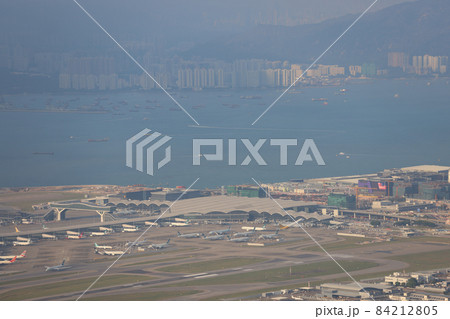 International airport from Lantau Island in Hong Kong 24 oct 2021 International airport from Lantau Island in Hong Kong 24 oct 2021 84212805