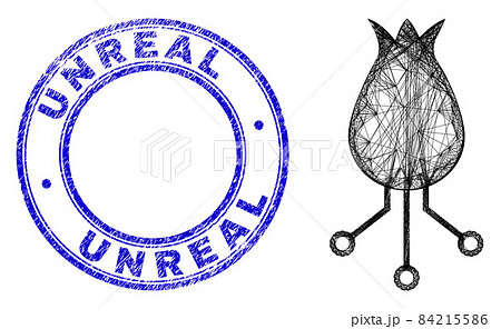Textured Unreal Watermark and Network Irregular Mesh Alien Egg Circuit Icon Textured Unreal Watermark and Network Irregular Mesh Alien Egg Circuit Icon 84215586