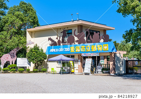 兵庫県姫路市　快晴の姫路市立動物園 84218927