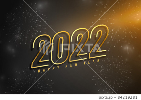 2022 happy new year golden shiny background design 2022 happy new year golden shiny background design 84219281