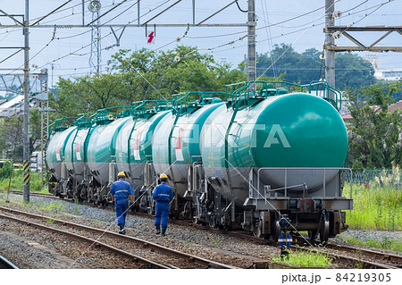 JR貨物タキ1000形貨車 タンク車の写真素材 [84219305] - PIXTA