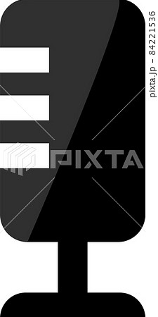 マイクのアイコンのイラスト素材