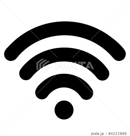 電波 インターネット 通信のイラスト素材 8422