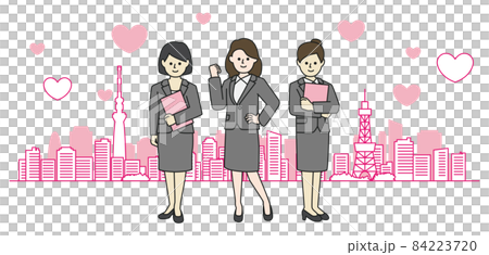 在東京工作的商務人士 84223720