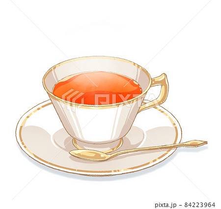 Tea Set Illustration Rogue Anime Teacup Anime Tea In A Teacup