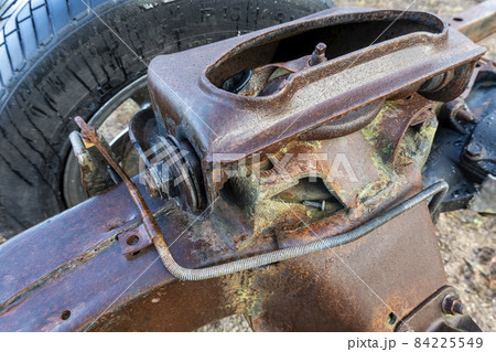 Front Suspension Car Part Rusting Away Front Suspension Car Part Rusting Away 84225549