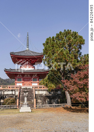 秋の大覚寺(京都)心経宝塔 秋の大覚寺(京都)心経宝塔 84226495