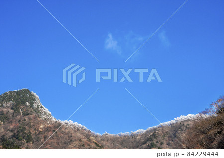 奈良県行者還岳、稜線積雪風景-2 奈良県行者還岳、稜線積雪風景-2 84229444