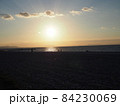 りんくうビーチの夕日 84230069