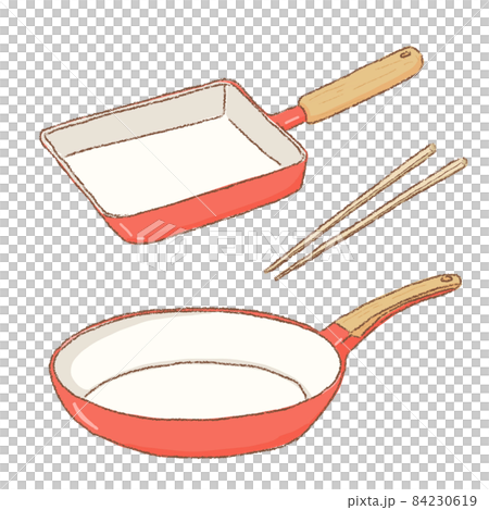 炊具手繪套裝插畫 炊具手繪套裝插畫 84230619