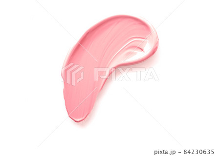 Coral beauty cosmetic texture isolated on white background, smudged makeup emulsion cream smear or foundation smudge, crushed cosmetics product and paint strokes Coral beauty cosmetic texture isolated on white background, smudged makeup emulsion cream smear or foundation smudge, crushed cosmetics product and paint strokes 84230635