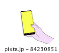 スマホを持つ手 84230851
